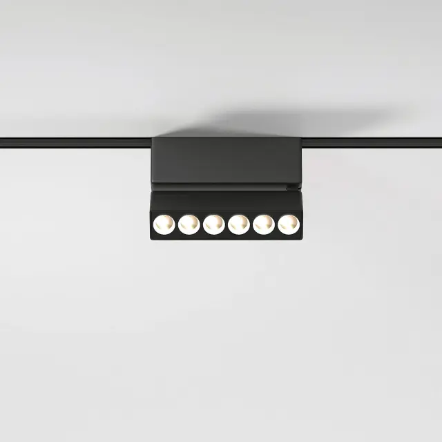 Трековый светильник 6W 4000K Insight Flat Magnetic 85090/01 — черный, ракурс 2
