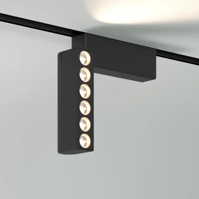 Трековый светильник 6W 4000K Insight Flat Magnetic 85090/01 — черный, ракурс 5