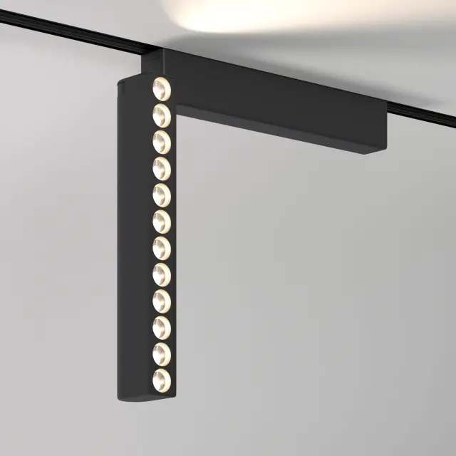 Трековый светильник 12W 4000K Insight Flat Magnetic 85091/01 — черный, ракурс 3