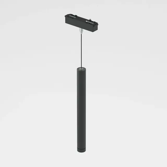 Трековый светильник 6W 4000K Alliet Flat Magnetic 85097/01 — черный, ракурс 2