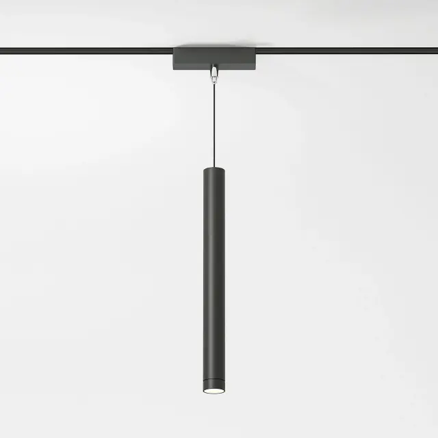 Трековый светильник 6W 4000K Alliet Flat Magnetic 85097/01 — черный, ракурс 3