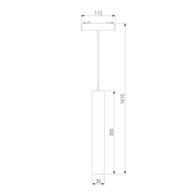 Трековый светильник 6W 4000K Alliet Flat Magnetic 85097/01 — черный, ракурс 8