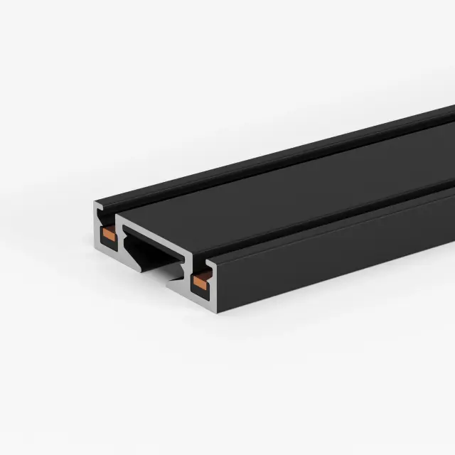 Шинопровод накладной (2м) Flat Magnetic 85129/00 — черный