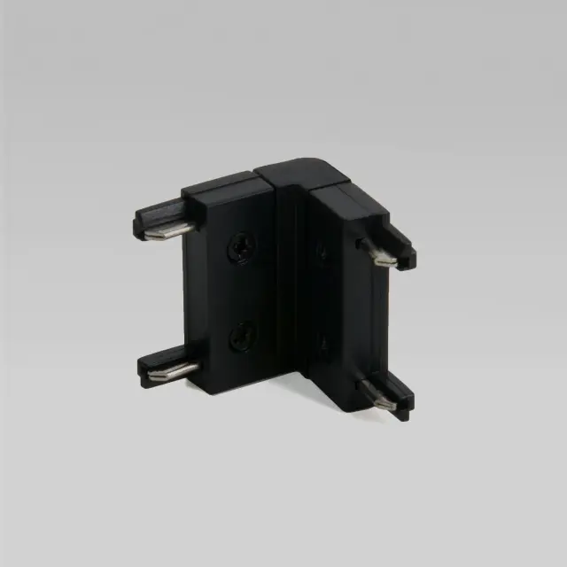 Коннектор угловой внутренний для накладного шинопровода Flat Magnetic 85002/00 — черный