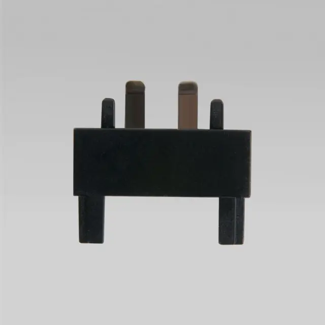 Коннектор для четырёхстороннего соединителя накладного шинопровода Flat Magnetic 85004/00 — черный, ракурс 3
