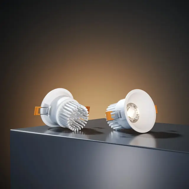 Точечный светильник Elektrostandard 15266/LED/(a063925) LIN — белый, ракурс 5