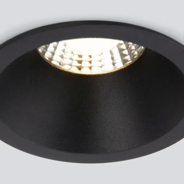 Точечный светильник Elektrostandard 15266/LED/(a063926) LIN — черный, ракурс 2