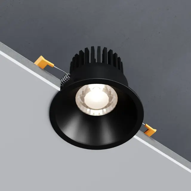 Точечный светильник Elektrostandard 15266/LED/(a063926) LIN — черный, ракурс 5