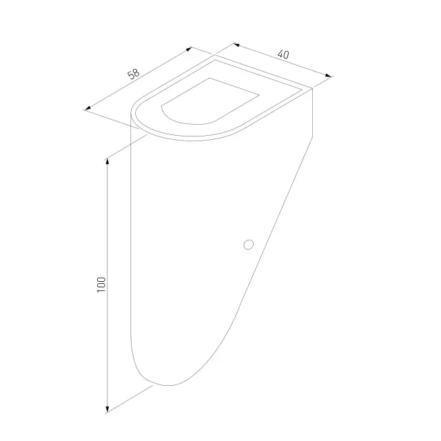 Уличный светильник Elektrostandard 35168/D серый/(a063974) BIT, ракурс 3