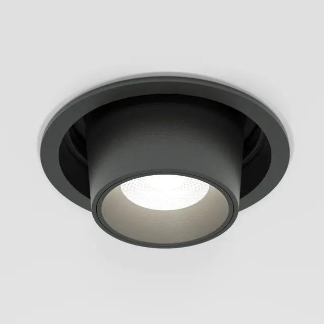 Точечный светильник Elektrostandard 25086/LED/(a063992) CONNER — черный, ракурс 2
