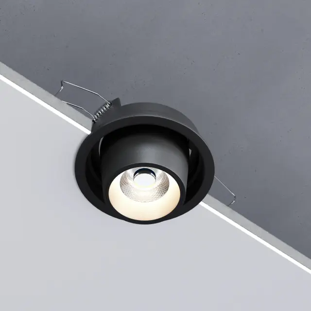 Точечный светильник Elektrostandard 25086/LED/(a063992) CONNER — черный, ракурс 4