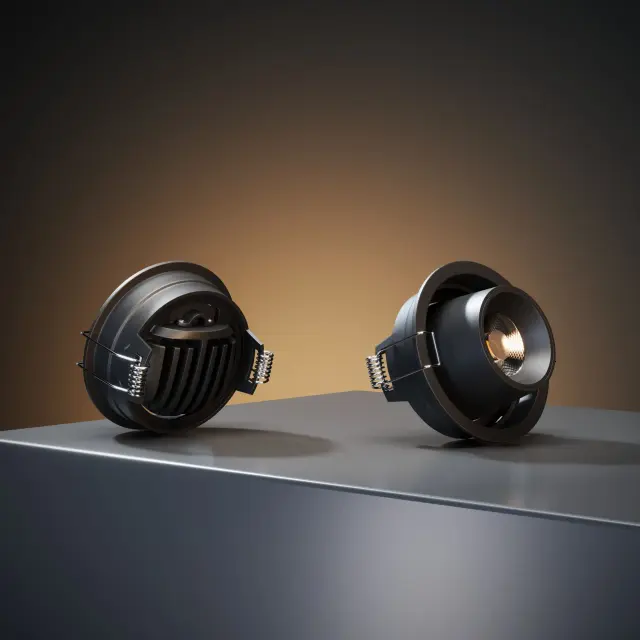 Точечный светильник Elektrostandard 25086/LED/(a063992) CONNER — черный, ракурс 5