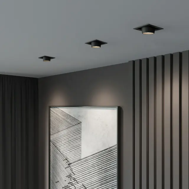 Точечный светильник Elektrostandard 25087/LED/(a063994) CONNER — черный, ракурс 4