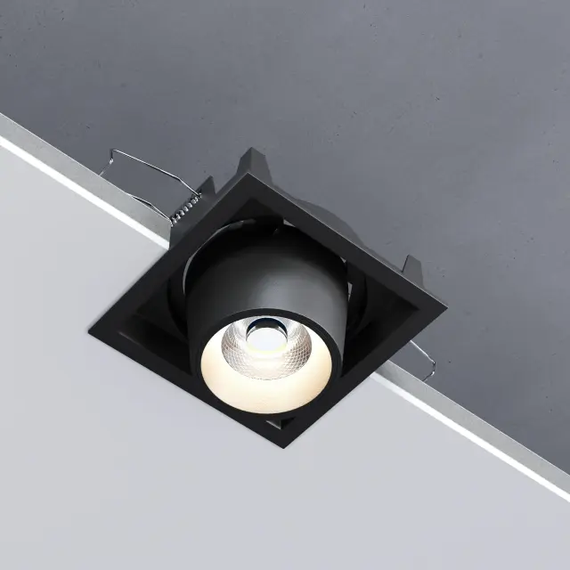Точечный светильник Elektrostandard 25087/LED/(a063994) CONNER — черный, ракурс 5