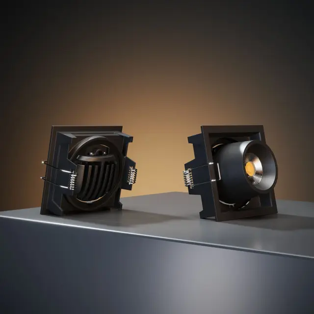Точечный светильник Elektrostandard 25087/LED/(a063994) CONNER — черный, ракурс 6