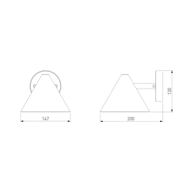 Уличный светильник Elektrostandard 35169/D черый/(a063998) ARTIC — черный, ракурс 3