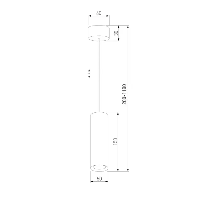 Светильник Elektrostandard 50246 LED/(a064184) BASE — черный, ракурс 6