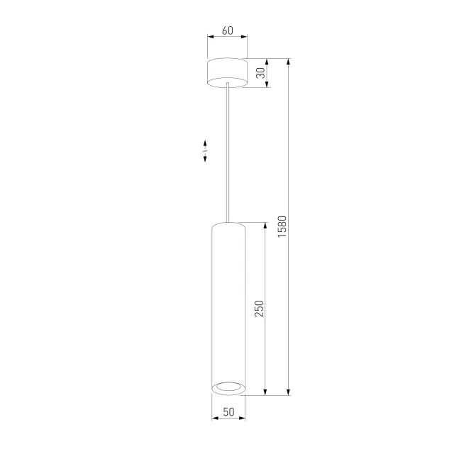 Светильник Elektrostandard 50247 LED/(a064186) BASE — черный, ракурс 6