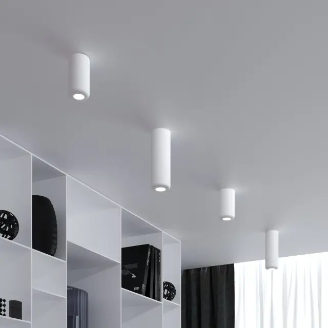Точечный светильник Elektrostandard 25044/LED/(a064195) ONDE — белый, ракурс 3