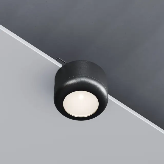 Точечный светильник Elektrostandard 25088/LED/(a064200) ONDE — черный, ракурс 3