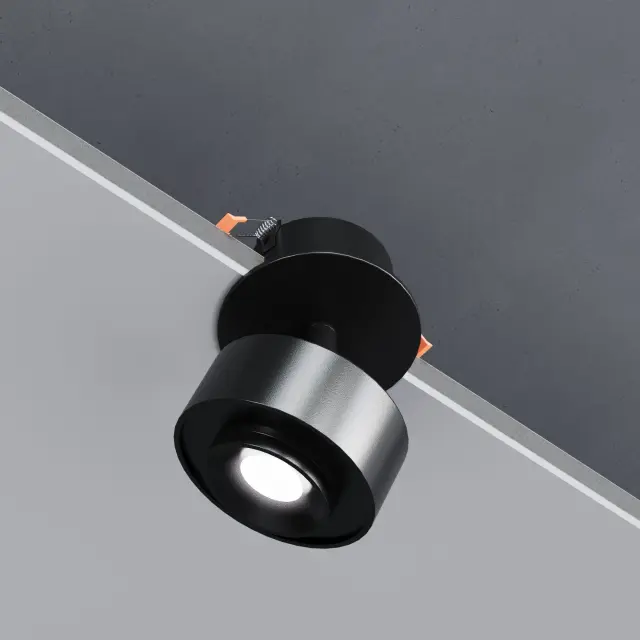 Точечный светильник Elektrostandard 25089/LED/(a064253) ONLY — черный, ракурс 3