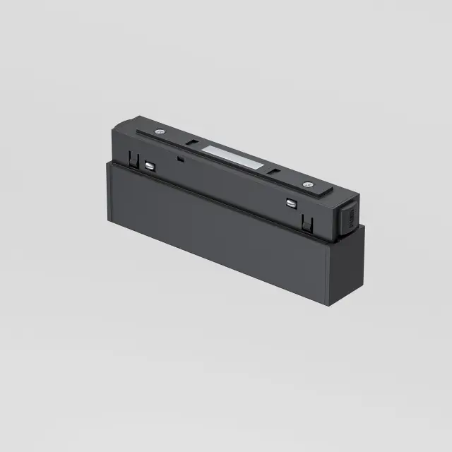Slim Magnetic Трековый светильник 6W 4000K Artas чёрный/золото 85101/01 — черный, ракурс 3