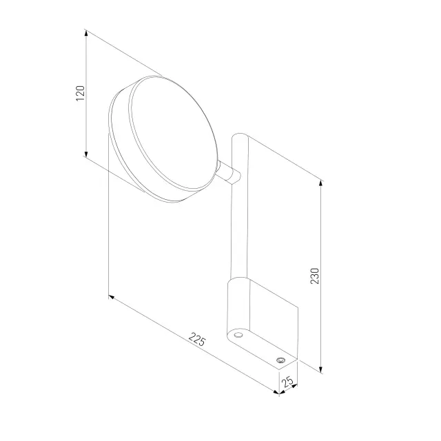 Бра Elektrostandard 40129/LED белый/(a064593) TOBI, ракурс 4