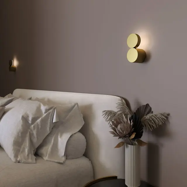 Бра Elektrostandard 40131/LED золото/(a064598) BRIONI — золотой, ракурс 2