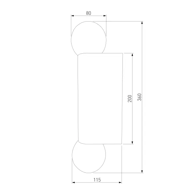 Светильник для ванной комнаты Elektrostandard MRL 1029/(a064602) LILY — белый, ракурс 2