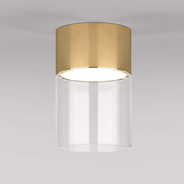 Точечный светильник Elektrostandard 25047/LED/(a064707) LUMEN — латунь