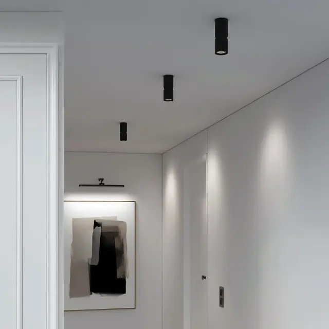 Точечный светильник Elektrostandard 25048/LED/(a064726) KAYO — черный, ракурс 2