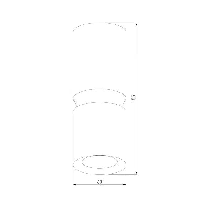 Точечный светильник Elektrostandard 25048/LED/(a064728) KAYO — белый, ракурс 3