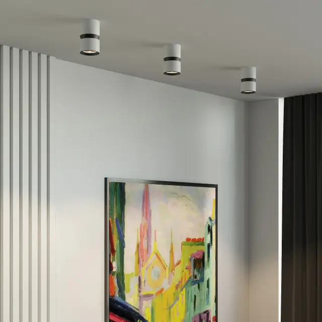 Точечный светильник Elektrostandard 25049/LED/(a064731) KAYO — белый, ракурс 2