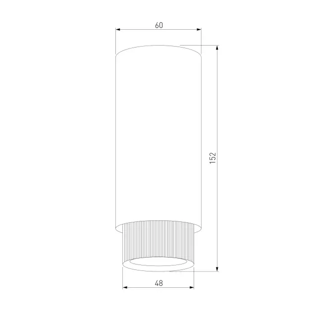 Точечный светильник Elektrostandard 25012/01/(a064787) NUBIS — черный, ракурс 3