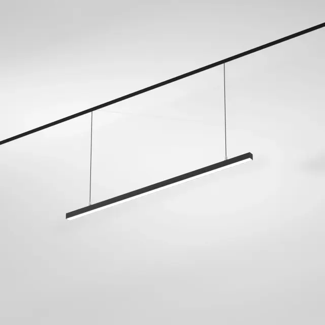 Slim Magnetic Трековый светильник 30W 4000K Milo чёрный 85105/01 — черный