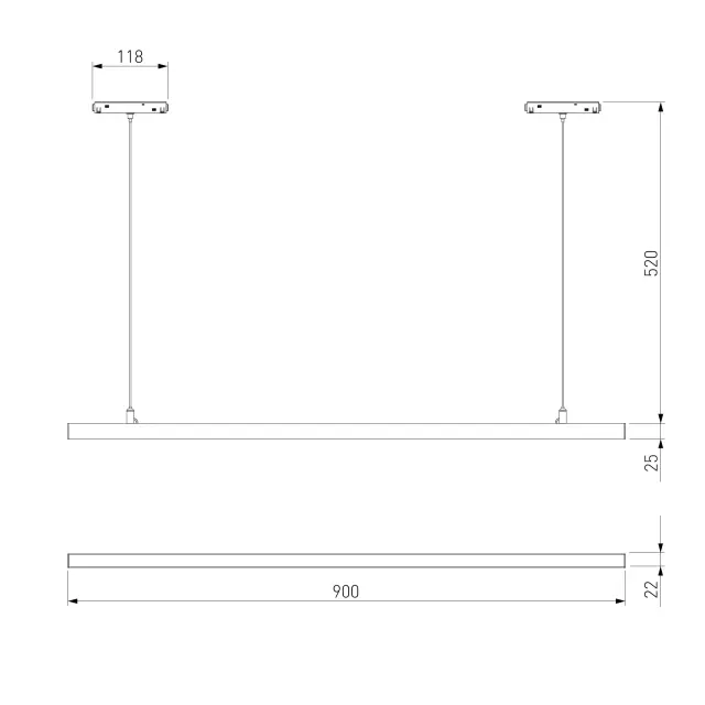 Slim Magnetic Трековый светильник 30W 4000K Milo чёрный 85105/01 — черный, ракурс 7
