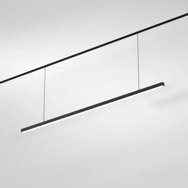 Slim Magnetic Трековый светильник 40W 4000K Milo чёрный 85106/01 — черный