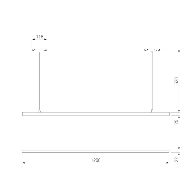Slim Magnetic Трековый светильник 40W 4000K Milo чёрный 85106/01 — черный, ракурс 5