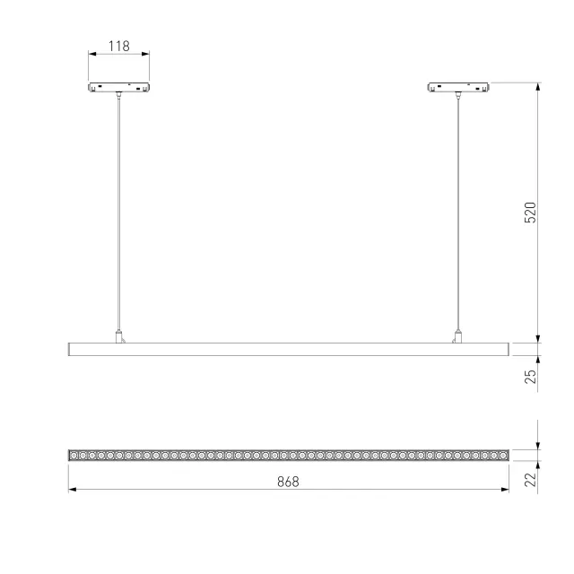 Slim Magnetic Трековый светильник 36W 4000K Vilo чёрный 85107/01 — черный, ракурс 7