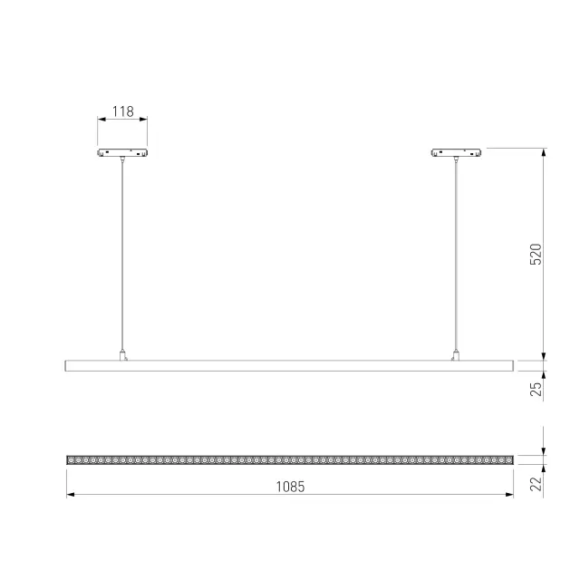 Slim Magnetic Трековый светильник 48W 4000K Vilo чёрный 85108/01 — черный, ракурс 7