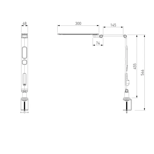 Настольная лампа Elektrostandard TL70230/(a064812) INTELLIGENT — черный, ракурс 6
