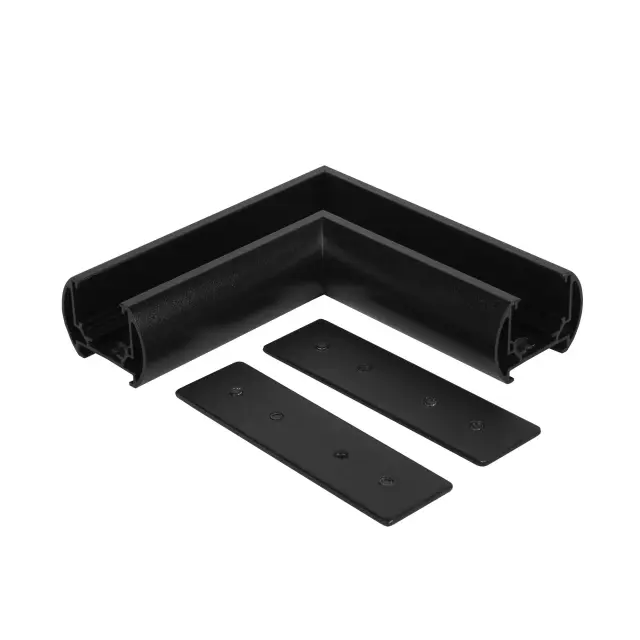 Slim Magnetic Коннектор угловой для шинопровода Round накладной 85135/00 — черный, ракурс 3