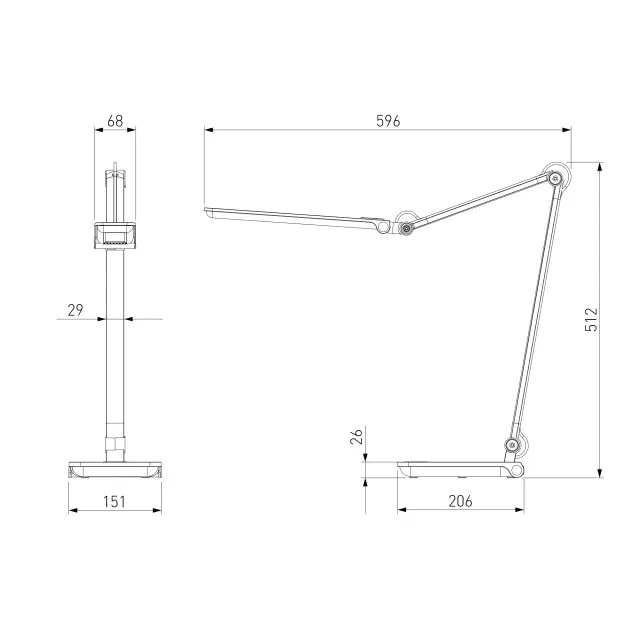 Настольная лампа Elektrostandard TL70240/(a065289) GREAT — серебряный, ракурс 6