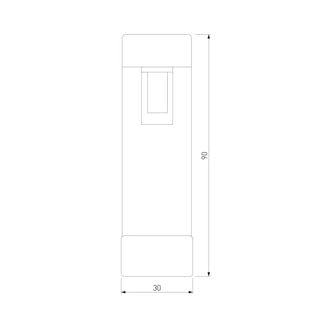 Esthetic Magnetic Трековый светильник 3W 3000K (чёрный) 85116/01 — черный, ракурс 7