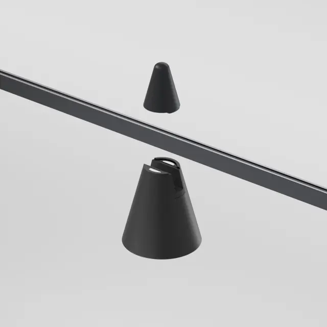 Esthetic Magnetic Трековый светильник 5W 3000K (чёрный) 85117/01 — черный, ракурс 3