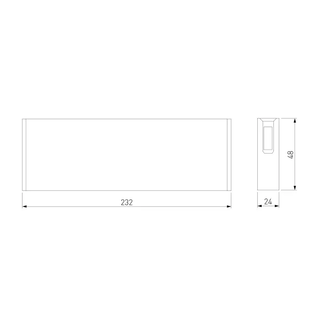 Esthetic Magnetic Трековый светильник 12W 3000K (чёрный) 85121/01 — черный, ракурс 5