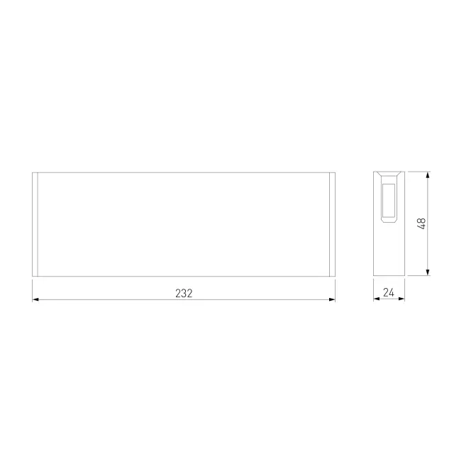 Esthetic Magnetic Трековый светильник 12W 3000K (чёрный) 85123/01 — черный, ракурс 8