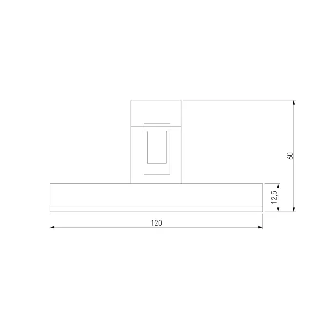 Esthetic Magnetic Трековый светильник 7W 3000K (чёрный) 85124/01 — черный, ракурс 5