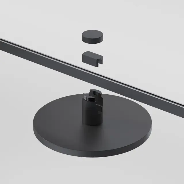 Esthetic Magnetic Трековый светильник 10W 3000K (чёрный) 85125/01 — черный, ракурс 3