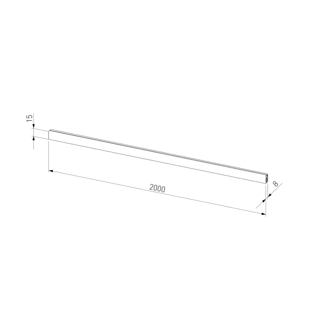 Esthetic Magnetic Шинопровод накладной (черный) (2 м) 85137/00, ракурс 7
